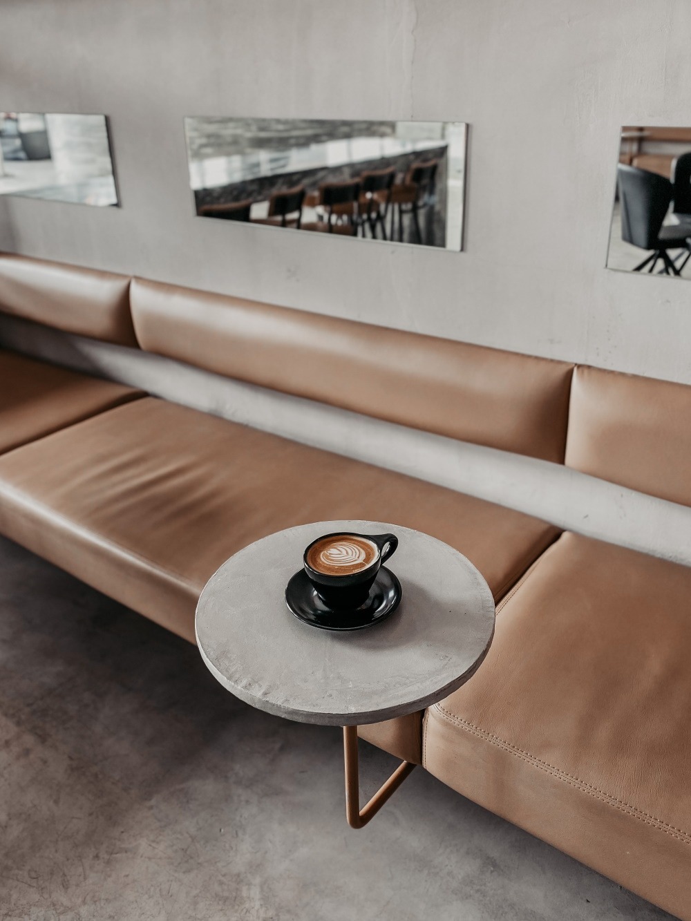 Banquette confection sur-mesure café