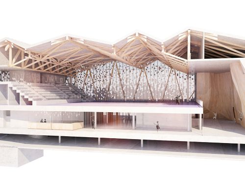 Maquette projet Danton au Havre