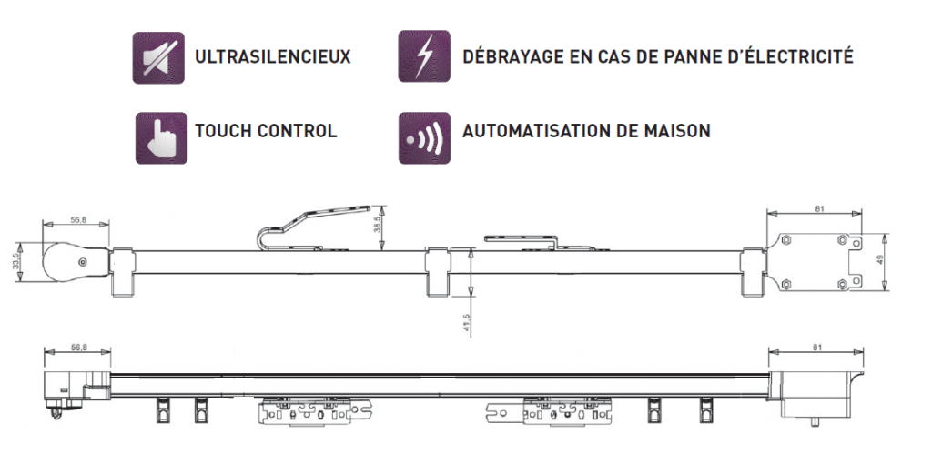 Schéma Rail Shutlle electrique